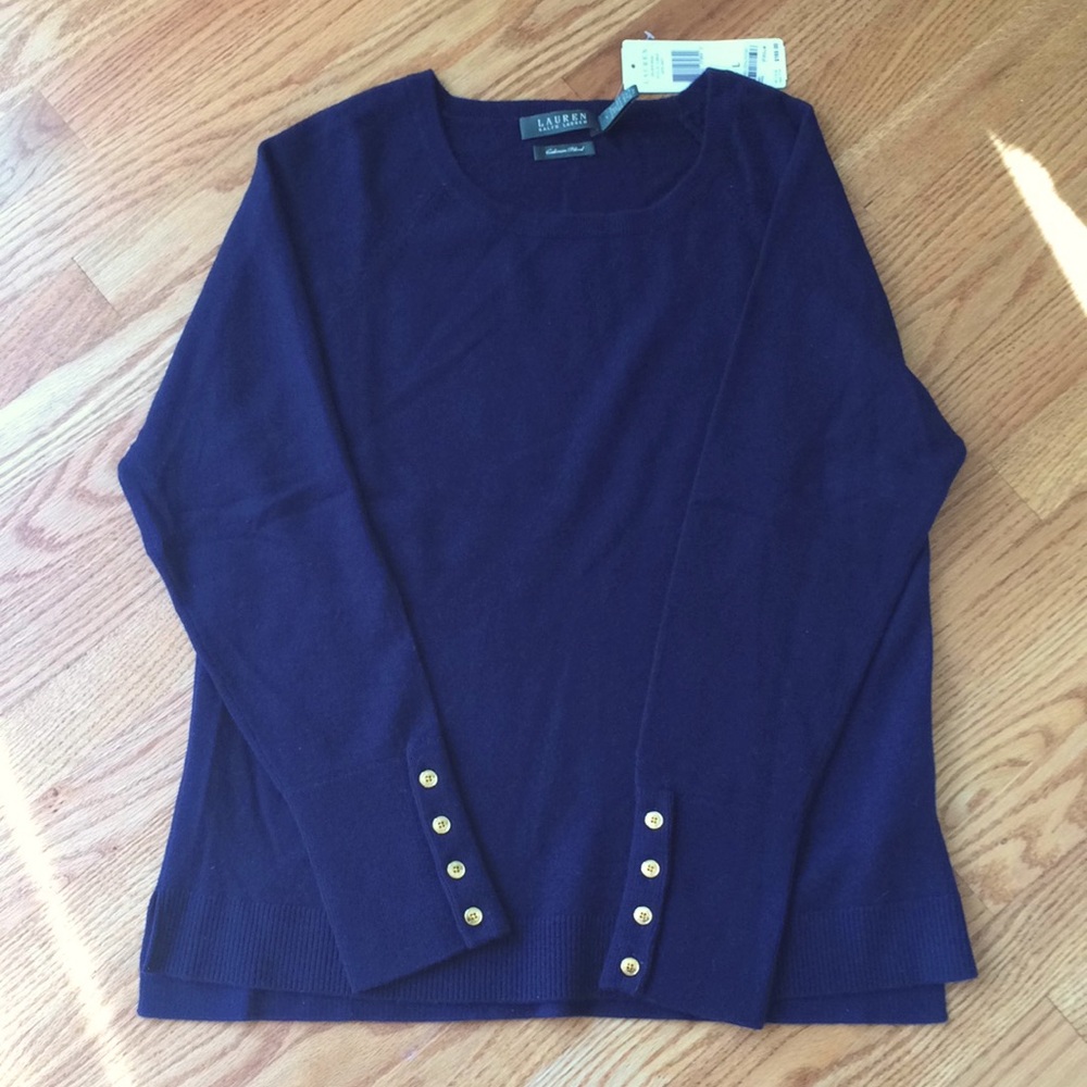 Lauren Ralph Lauren Cashmere Sweater L